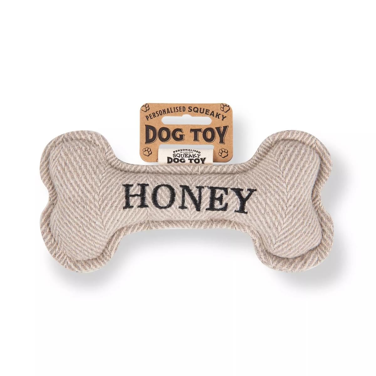 History & Heraldry Squeaky Dog Toy (Honey) — image 1