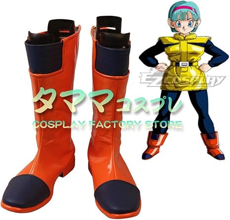 Amazon ブルマ ドラゴンボールz Dbz Dragon Ball Z コスプレ靴 コスプレブーツ Cosplay オーダーサイズ スタイル 製作可能 タママ 25 5cm コスプレ 仮装 通販
