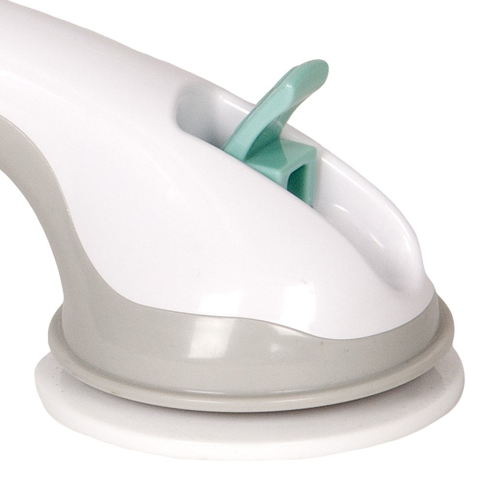 PCP Suction Grip Bathtub and Shower Safety Handle, White, 16 Inch