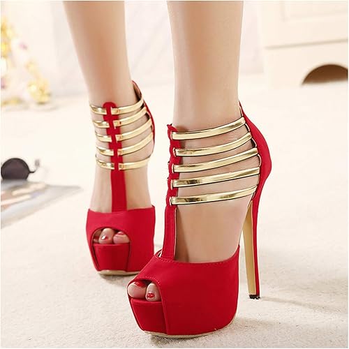 Yuexianghui Sexy High Heels Women Shoes Platform Peep Toe Wedding