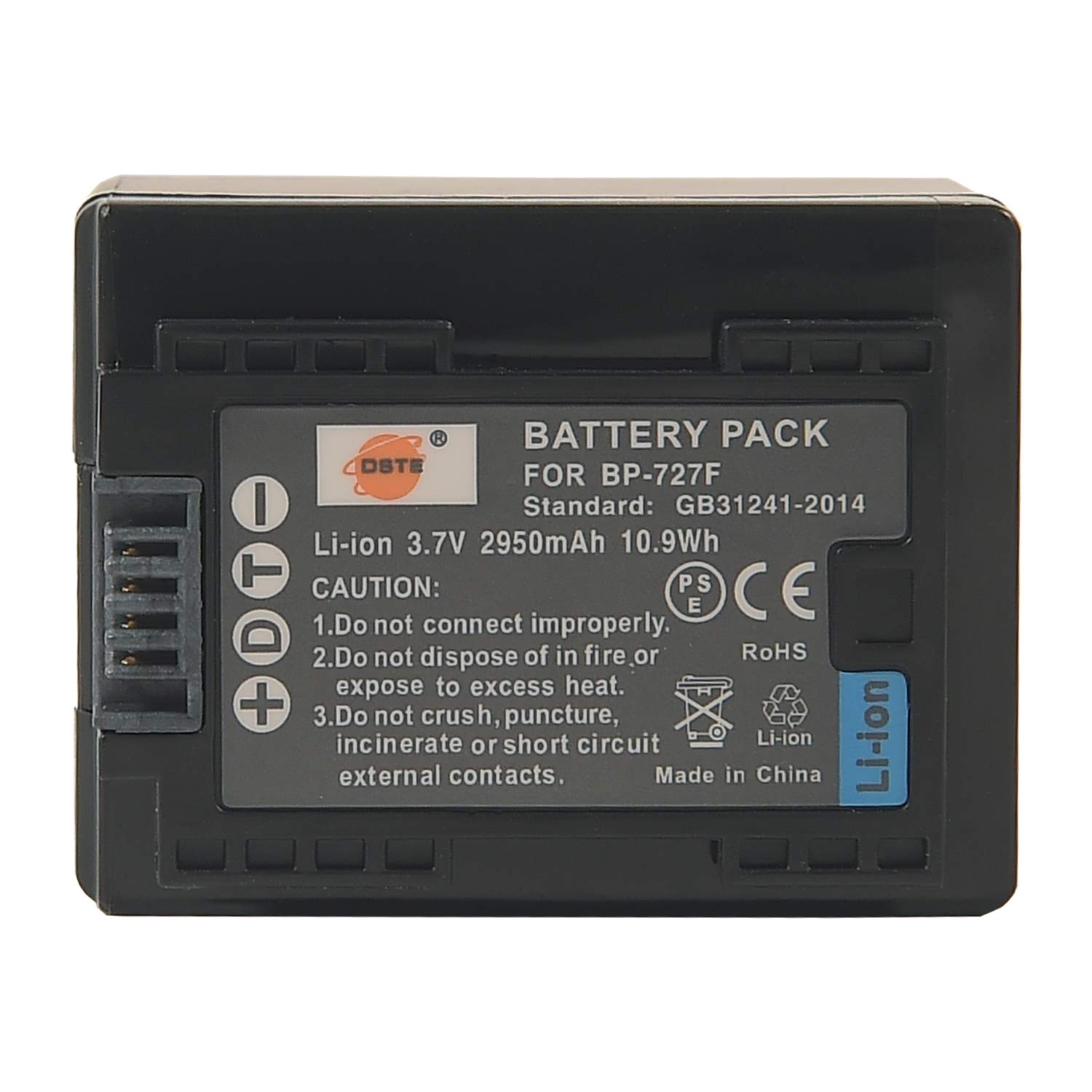 DSTE® BP-727 BP-727F Rechargebale Li-ion Battery for Canon VIXIA HF M50 M52 M56 M60 M500 M506 R30 R32 R36 R40 R42 R50 R52 R56 R300 R306 R308 R400 R500 R506 SLR Cameras as Canon BP-718