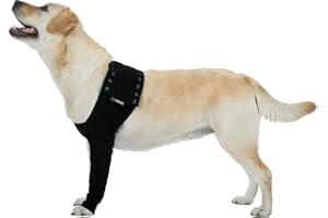 Suitical Recovery Sleeve for Dogs | Front Leg Protection After Surgery | Dog Leg Sleeve to Stop Licking | Machine Washable | Chest Circumference 11.8”- 16.9” | Sleeve Length 4.7” | 2XS | Single Sleeve