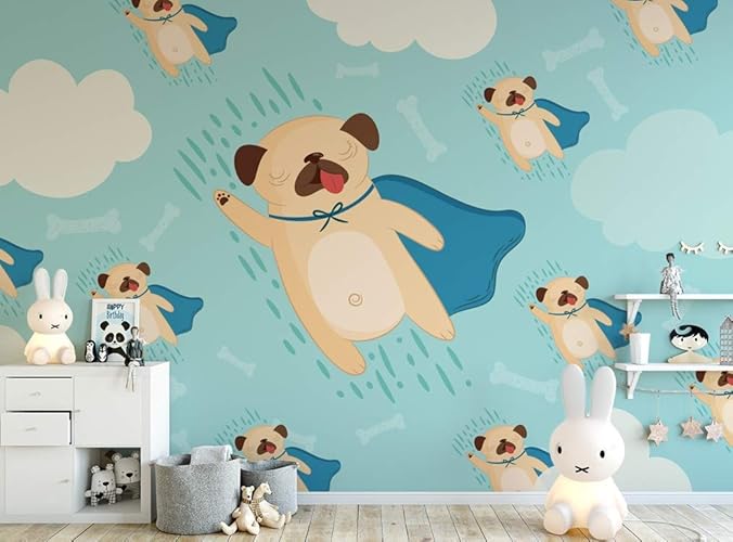 Dog Bedroom Wallpaper