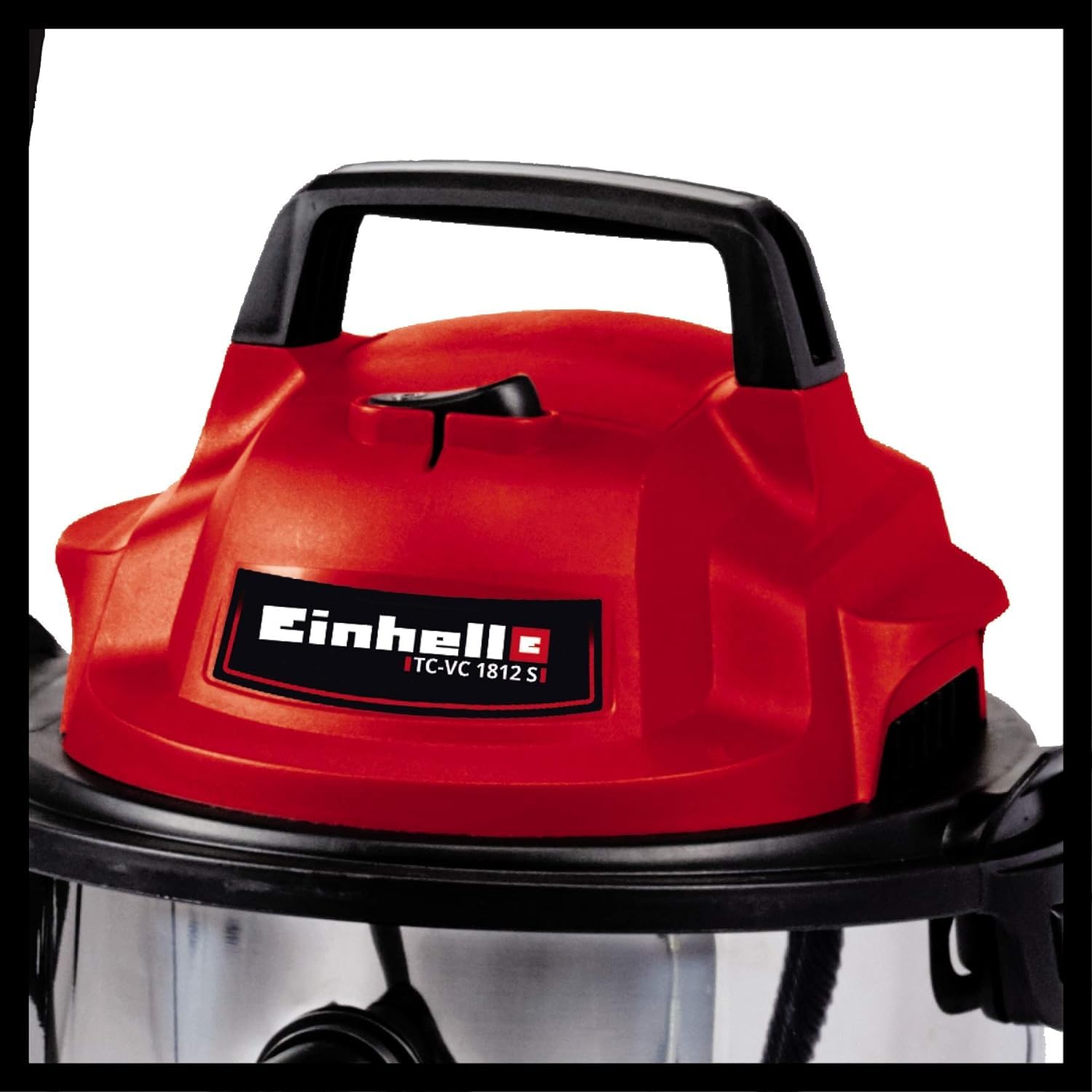 Einhell TC-VC 1812 S Nass-Trockensauger (1.250 W Leistung, 36mm Schlauchsystem, 12 l Edelstahlbehälter, Schaumstofffilter, umfangr. Düsenzubehör), Rot, Schwarz, Weiss 8