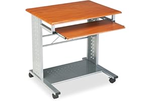 Mayline 945MEC Empire Mobile PC Cart, 29-3/4w x 23-1/2d x 29-3/4h, Medium Cherry