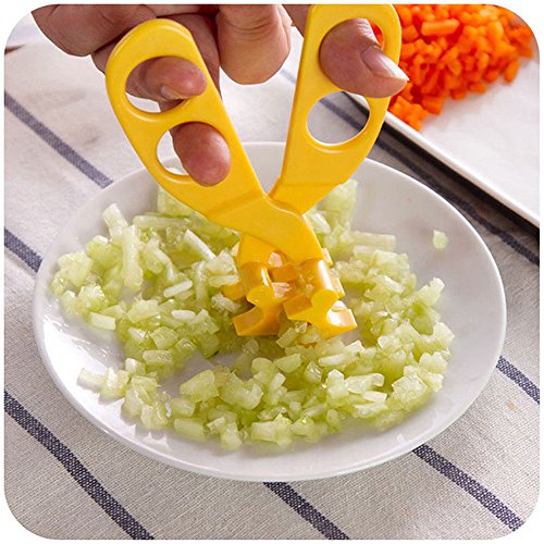 image for RED SHIELD Baby Food Scissors - Multifunction Baby Food Cutting, Crush