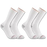 Carhartt Men's Lightweight Liner Crew Sock 2 Pack