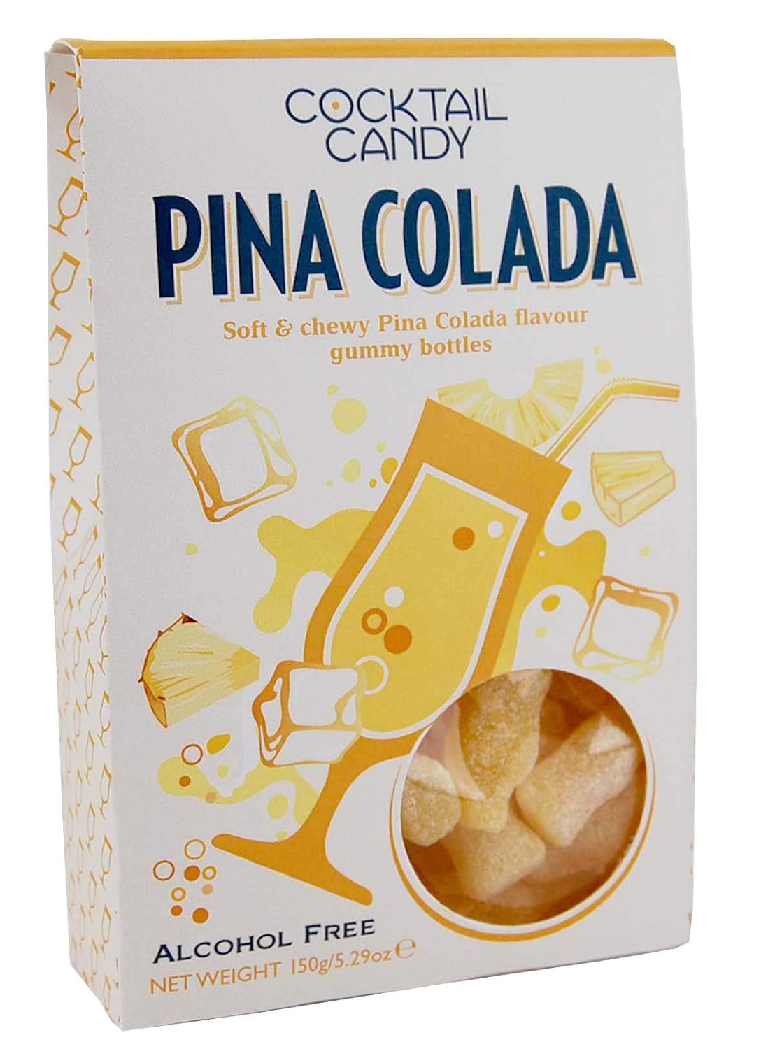 Cocktail Candy Pina Colada Flavoured Gummies 150g Amazon.co.uk Grocery