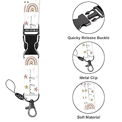 HAKUNEI Be Kind Bohemian Lanyards for ID Badges