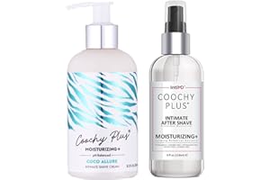 INTIMD Coochy Plus Intimate Shaving Complete Kit - COCO ALLURE & Organic After Shave Protection Soothing Moisturizer Mist – Antioxidant Formula Prevents Razor Burns, Itchiness & Ingrown Hairs
