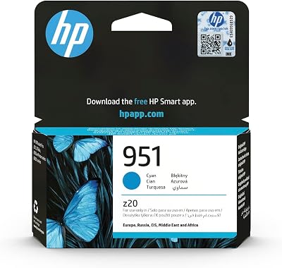 HP CN050AE 951 Cyan Original Ink Cartridge One Pack for OfficeJet Pro