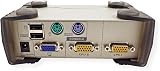 AS ONE Aten CS82U 2-Port PS2 USB KVM Switch Metal Desktop w/ Cables view 4