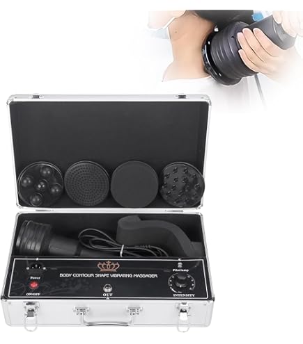 Amazon.com: NETTITO Cellulite Massager Electric Vibrating Professional –  with 5 Interchangeable Heads, Deep Tissue Relief, Muscle Relaxation,  Durable Design for Salon & Home Use : Health & Household