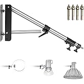 Wall Mount Triangle Boom Arm 39.37inch/100cm Ring Light Mount Support 180°Flexible Rotation For Studio Video Light Monolight Photography Reflector | PH - View #5