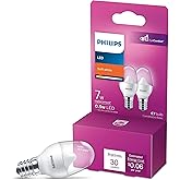 PHILIPS LED 0.5W Night Light 2-Pack Speciality Soft White (2700K) 30 Lumen Clear Flicker-Free Light Bulbs