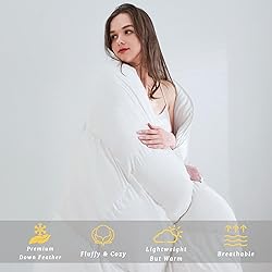 ELNIDO QUEEN® Feather Comforter Filled with