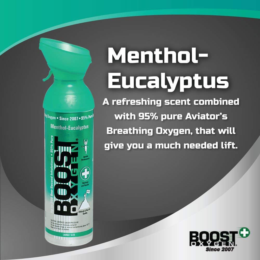 95 Pure Oxygen Supplement, Portable Canister of Clean Oxygen