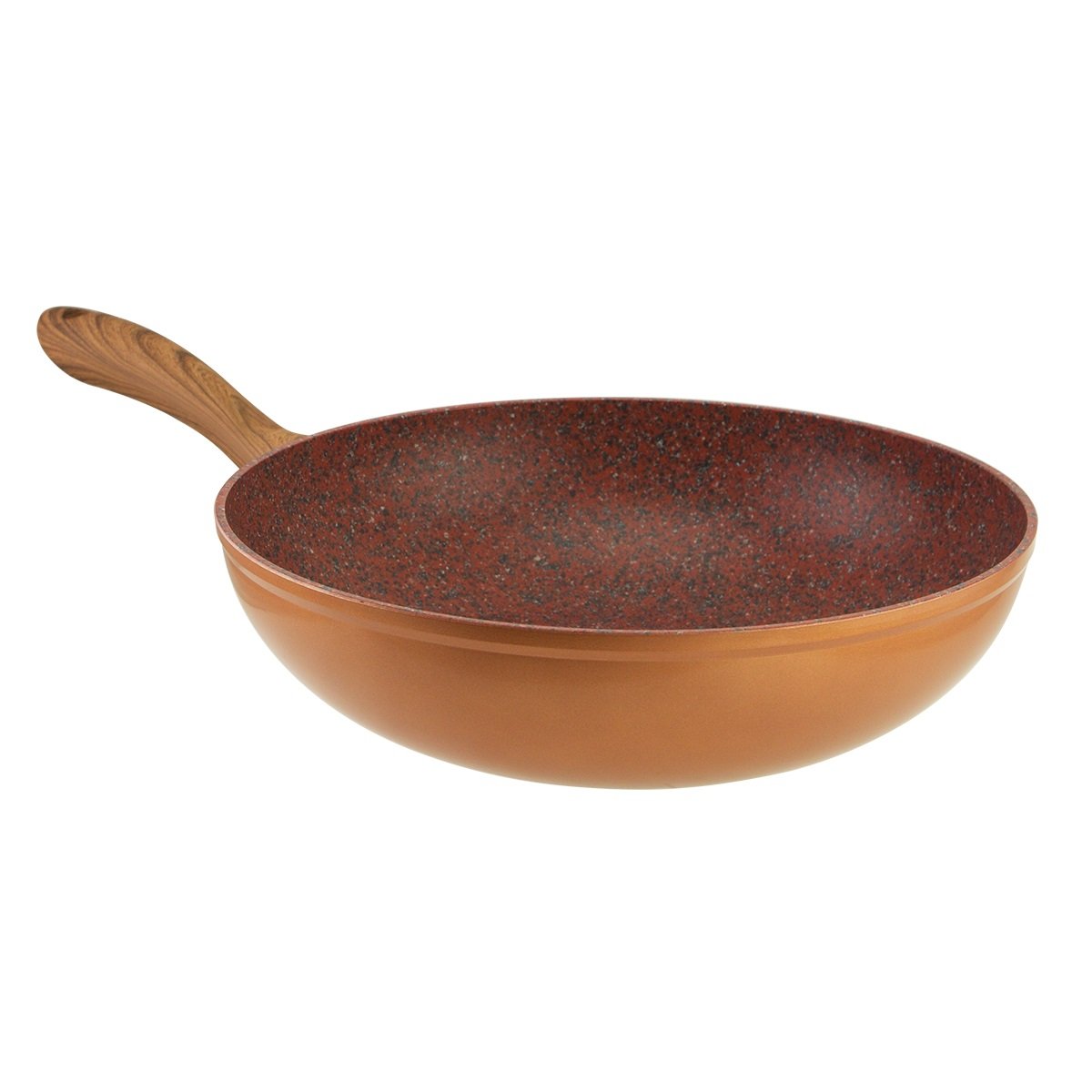 JML Copper Stone Pans 28cm Wok, SuperNonStick for The Ultimate stir