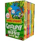 Horrible Geography Collection 12 Books Box Gift Set (Wild Islands, Violent Volacanoes, Stormy Weather, Raging Rivers, Perishing Poles, Odious Oceans, Monster Lakes, Freaky Peaks, Earth-shattering Earthquakes, Desperate Deserts, Cracking Coasts, etc)