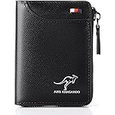 JIANK Reshline Men’S Rfid Blocking Wallet,Men Zipper Wallet,Medium Size Wallets,Credit Card Holder For Men (LP-BLACK-NEW)
