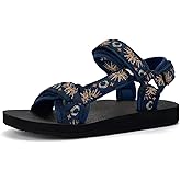 Women's Sandals Hiking Sport Sandals with Arch Support Yoga Mat Insole Comfortable Walking Water Sandals for Beach Travel Athletic