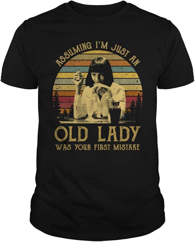 Uzubunki Assuming I'm Just an Old Lady TShirt Amazon.co.uk Clothing