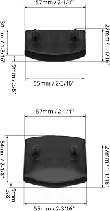 QWORK 36 Pcs Bed Slat Caps Side & Center Holders 55mm x 9mm Inside view 6