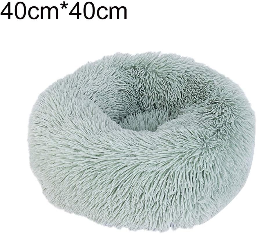 Wulidasheng Comfortable Pet Kennel,Cats Dog Soft Warm Plush Kennel Puppy House Round Sleeping Bed Mat Cushion
