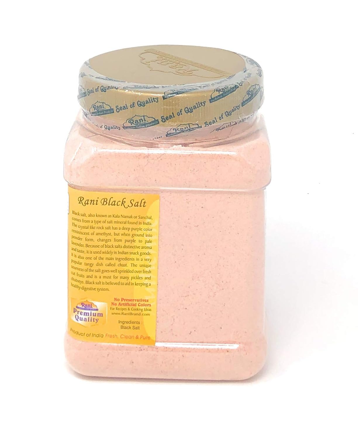 Rani Black Salt (Kala Namak) Powder, Vegan 5oz (142g) Unrefined, Pure and Natural | Gluten Free Ingredients | NON-GMO | Indian Origin : Grocery & Gourmet Food