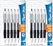 Paper Mate Retractable Gel Pens, Medium Point, 0.7 mm, Black Ink (Set of 10 Pens)
