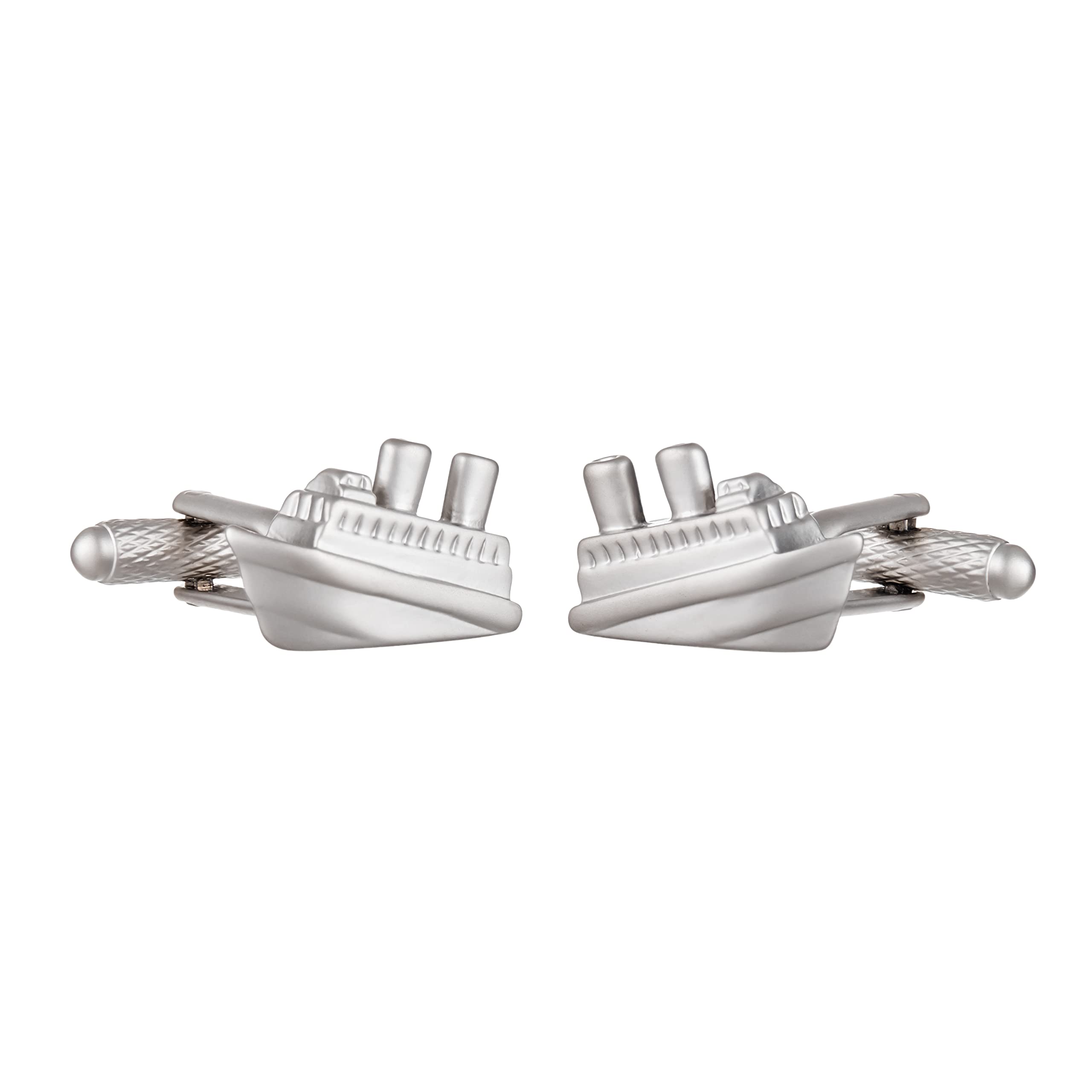 Cruise Ship Cufflinks Presented In Onyx Art London Cufflink Gift Box