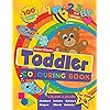 Toddler Colouring Book: For kids ages 1-4, 100 fun pages of letters, numbers, animals and shapes to colour and learn