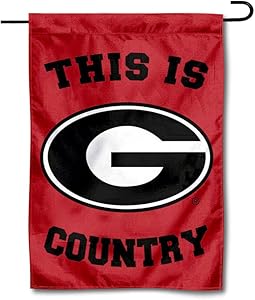 College Flags & Banners Co. Georgia Bulldogs This is Bulldog Country Garden Flag