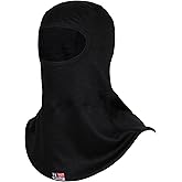 BOCOMAL Summer FR Face Mask Lightweight Firefighter 100% Meta Aramid Balaclava and Neck Gaiter Flame Resistant Covering