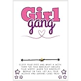 Girl Gang, Galentines Day Gift, Galentine Wish Bracelet, Gal Pal Friend Wish Bracelet, Galentine's Party Favor, Celebrate Friendship, Bestie Wish Bracelet, Make A Wish, Galentine's Day Gift