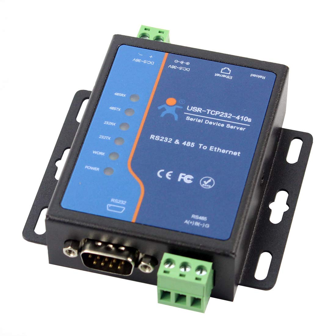 Mua Dual Port Server Industrial Serial RS232 RS485 to Ethernet ...