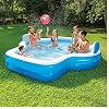 Members Mark Elegant Family Pool 10 Feet Long 2 Inflatable Seats with Backrests. New Version