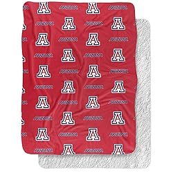 University of Arizona Blanket, 60"x80" Logo Pattern