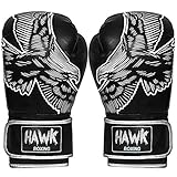 Hawk Boxing Gloves for Men & Women Kickboxing Sparring Bag Training Gloves Mitts MMA Muay Thai Kick Boxing