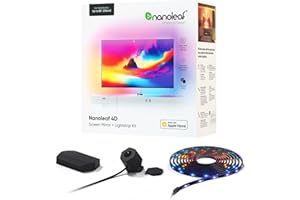 Nanoleaf 4D - TV Sync Camera and Smart Addressable Gradient Lightstrip Kit, Immersive TV LED Backlights, Bias Lighting for Home Theatre & Console Gaming (Up to 85" TVs and Monitors)
