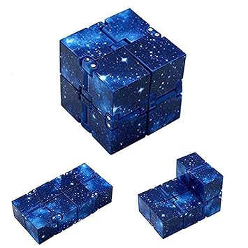 Toys Hobbies New Sky Fidget Cube Anxiety Stress Relief Focus Gift Adults Attention Therapy Games