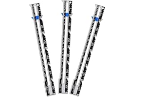 Fabric Hemming Crafting Knitting Aluminum Measuring Ruler Sliding Gauge Quilting Ruler Sewing Tool(3Pcs) Professional Process