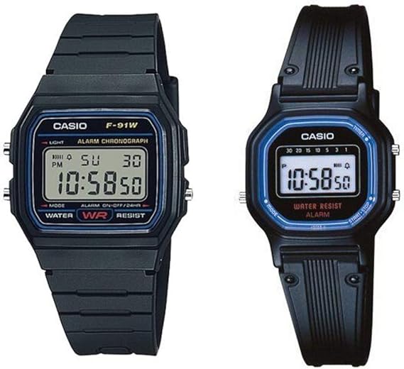 casio f91w set alarm