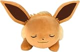 Jazwares Pokémon Eevee Sleeping Plush 18 Inch Premium Plush Toy view 2