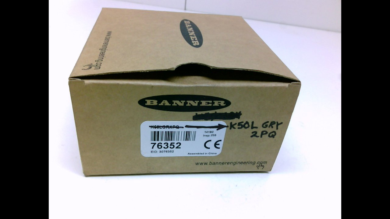 Banner Banner Engineering K50lgry2pq Indicator Light Multi Color
