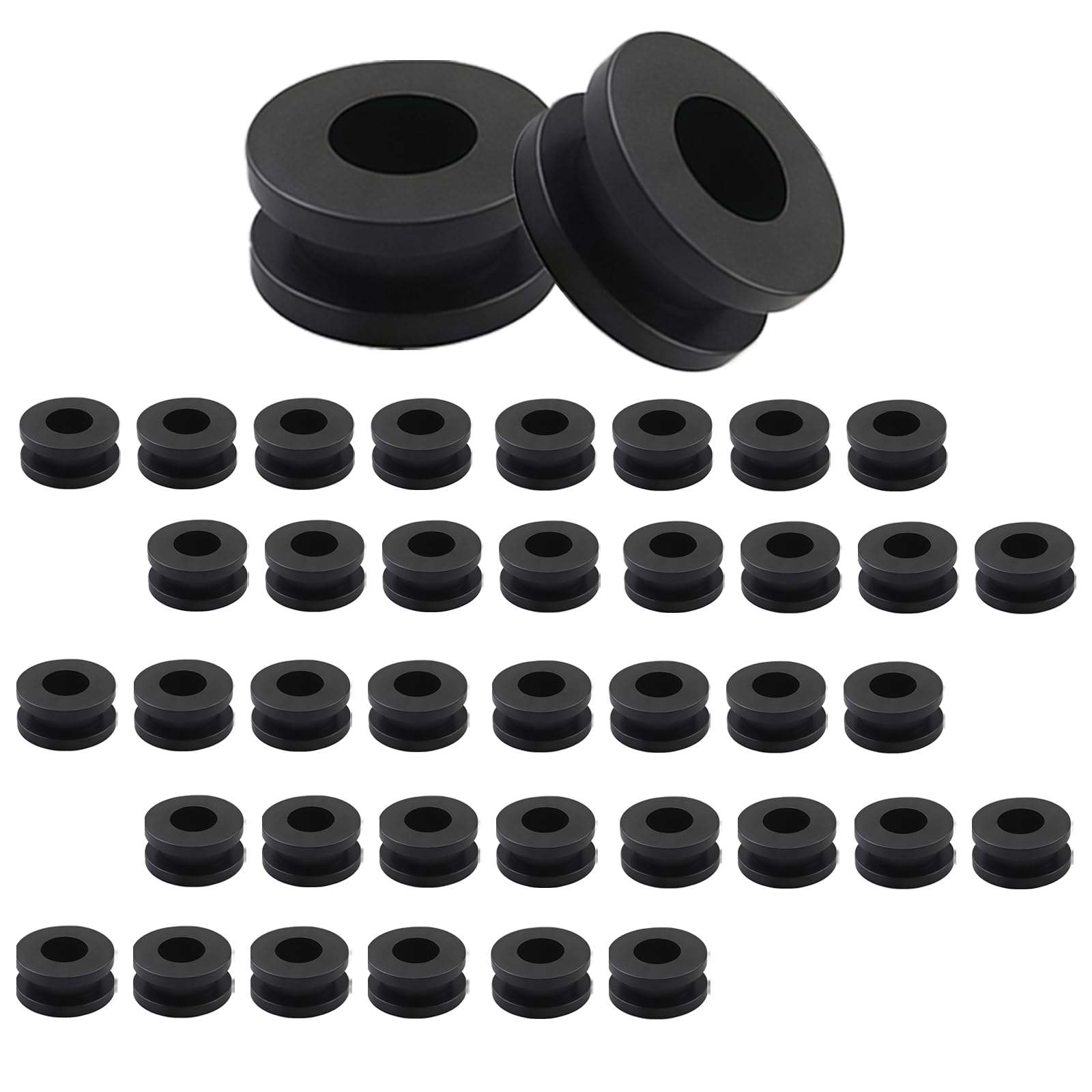 Photo 1 of 40PCS M6 Motorcycle Rubber Grommets for Motorcycle Fairings, Buffer Washer Bushings, Motorcycle Side Cover Rubber Grommets, Replacement Accessories for Motorcycle Fairings and Cowling