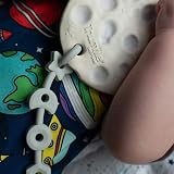 Thumble Squiggle Strap 2pcs Antimicrobial Silicone Toy Clip Food Grade Baby Gym view 7