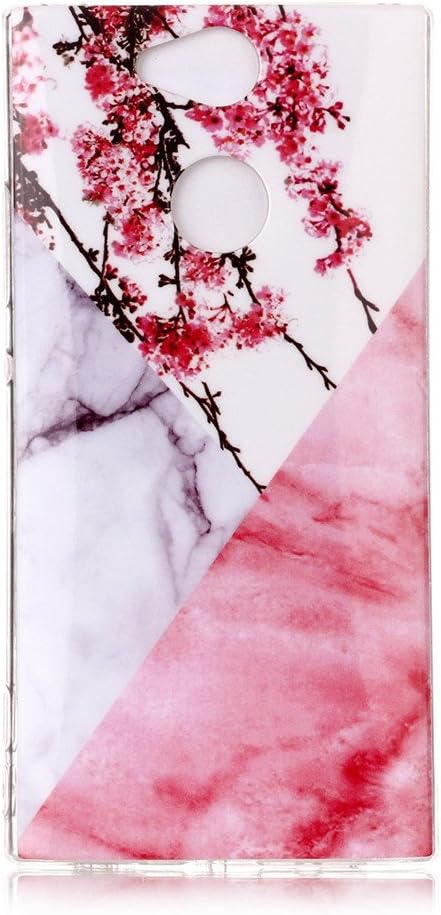 Sony Xperia XA2 Case,Gloryshop [Marble pattern Series] Slim Soft Flexible TPU Case Gel Skin Protective Cover for Sony Xperia XA2 5.2 Inch, A08