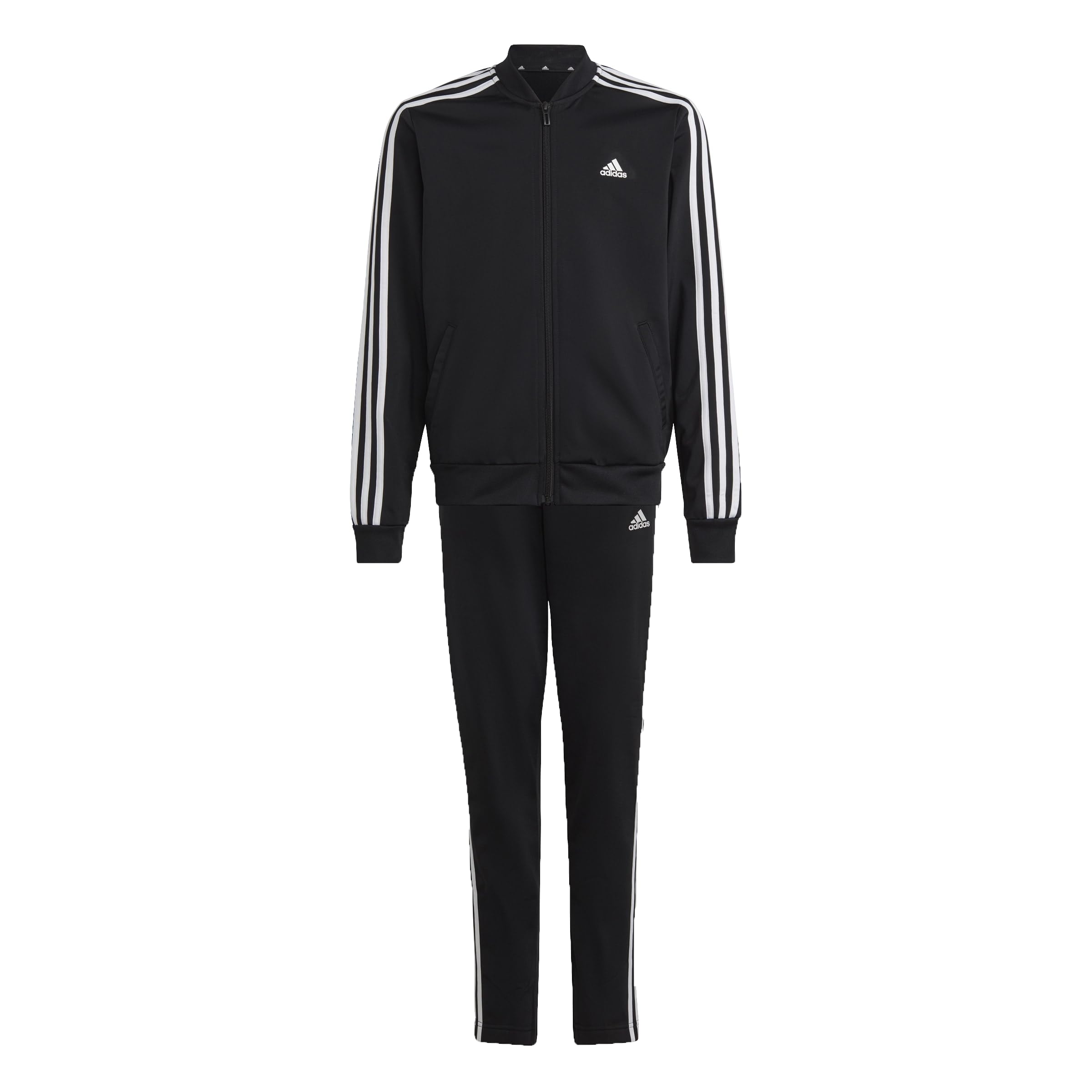 adidas(アディダス) ガールズ エッセンシャルズ 3ストライプス トラックスーツ ECG94ジャージ上下セット キッズ