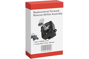 MP Maresh Products K8285-9319 Replacement Plastic Forward Reverse Shifter Assembly Compatible Power Wheels with F-150 and Replacement for Hurricane (Gray/Black)